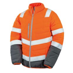 Result Safeguard Soft Padded Orange Safety Jacket R325
