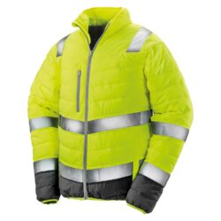 Result Safeguard Soft Padded Yellow Safety Jacket R325