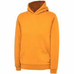 Uneek Childrens Orange Hooded Sweatshirt Uc503