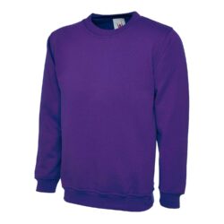 Uneek Childrens Purple Sweatshirt Uc202