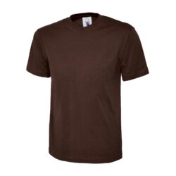 Uneek Classic Brown T Shirt Uc301 Br H