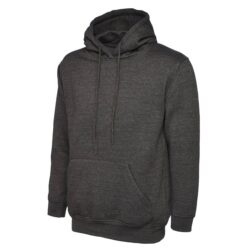 Uneek Classic Charcoal Hooded Sweatshirt Uc502
