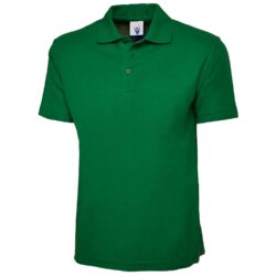 Uneek Classic Kelly Green Polo Shirt Uc101 Kg H