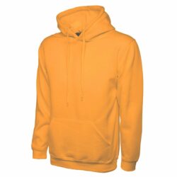 Uneek Classic Orange Hooded Sweatshirt Uc502