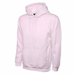 Uneek Classic Pink Hooded Sweatshirt Uc502