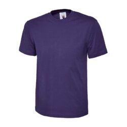 Uneek Classic Purple T Shirt Uc301 Pr H