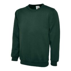 Uneek Classic Sweatshirt Bottle Green Uc203