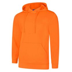 Uneek Deluxe Orange Hooded Sweatshirt Uc509