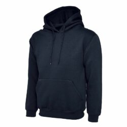 Uneek Premium Navy Hooded Sweatshirt Uc501