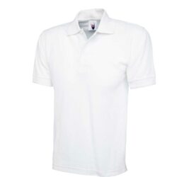 Uneek Premium White Polo Shirt Uc102 Wh H