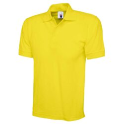 Uneek Premium Yellow Polo Shirt Uc102 Yw H