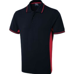 Uneek Two Tone Navy Red Polo Shirt Uc117 Nd H